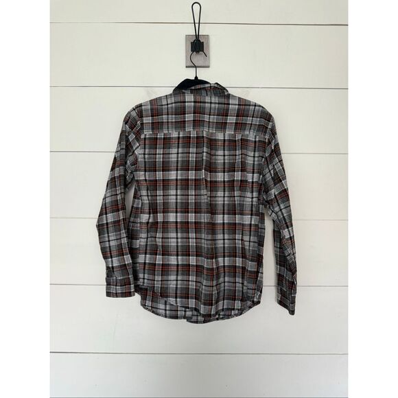 Vintage Victoria Jones Women’s Petite Small Halloween Fall Plaid Button Down Shi - Picture 3 of 4